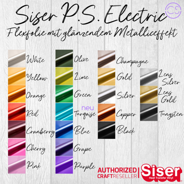 Flexfolie Siser Electric Effekt-Flex (30x50cm)